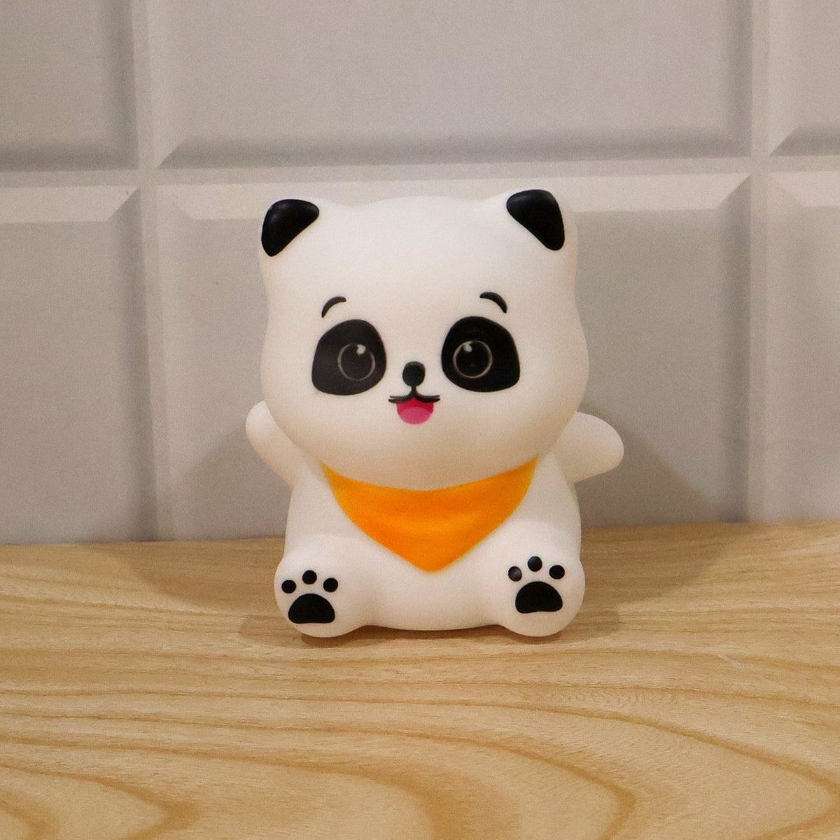 Cute Panda Scarf Night Light With Warm Glow For Bedside Room Decoration (1 Pc)