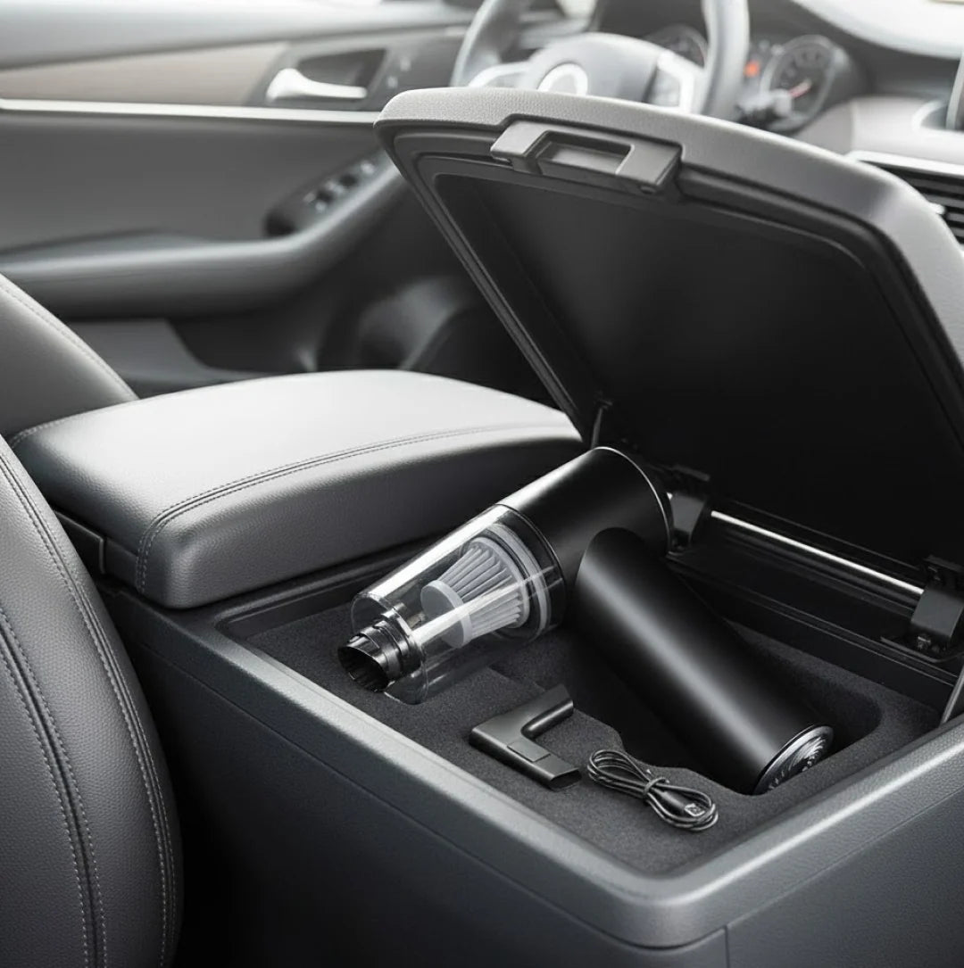 2-in-1 Cordless Handheld Vacuum Cleaner for Car & Home – USB Rechargeable