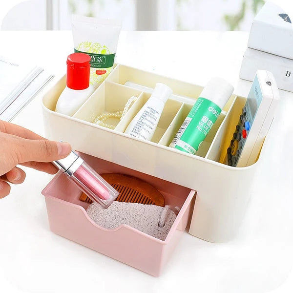 Multipurpose Plastic Cutlery and Accessories Organizer Box