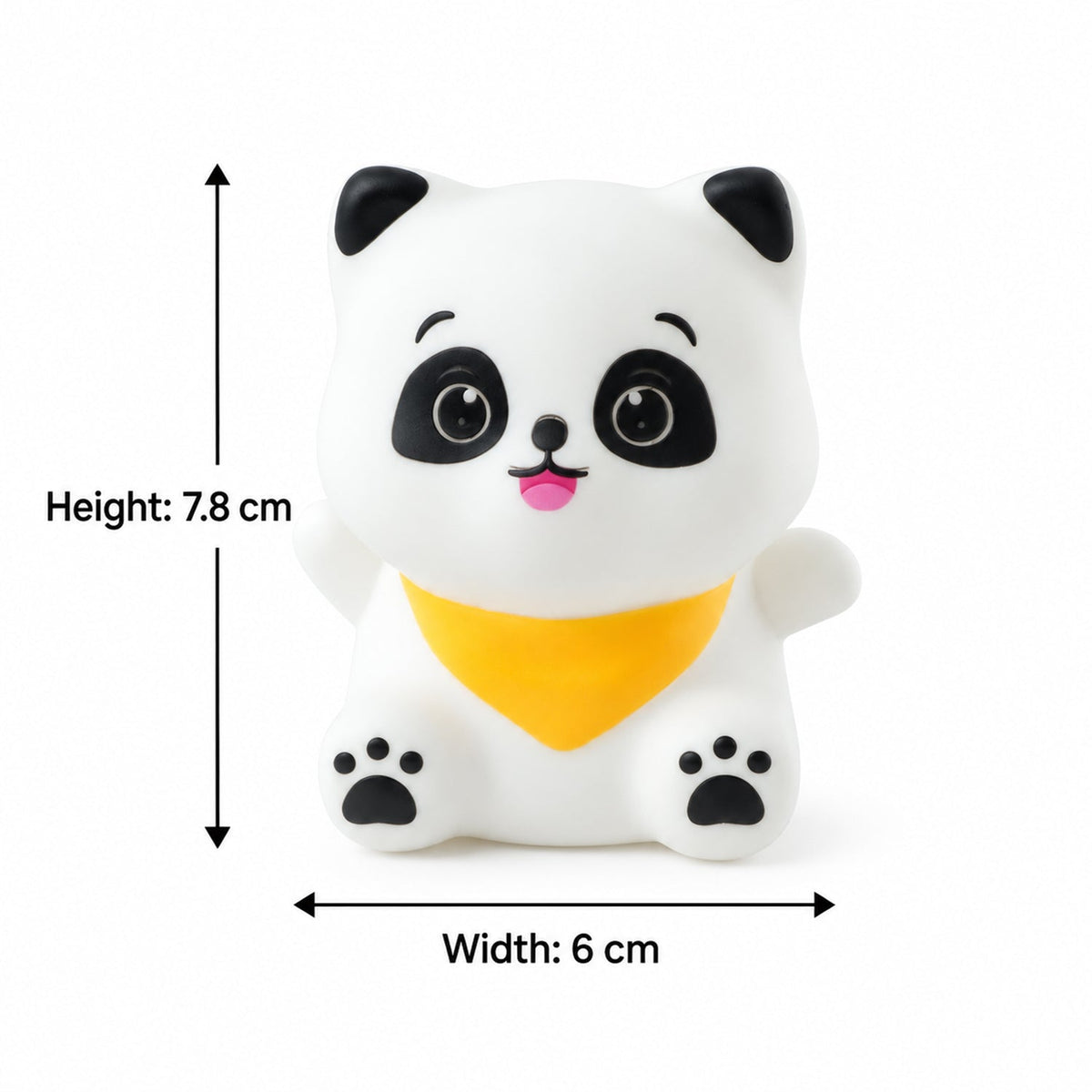 Cute Panda Scarf Night Light With Warm Glow For Bedside Room Decoration (1 Pc)