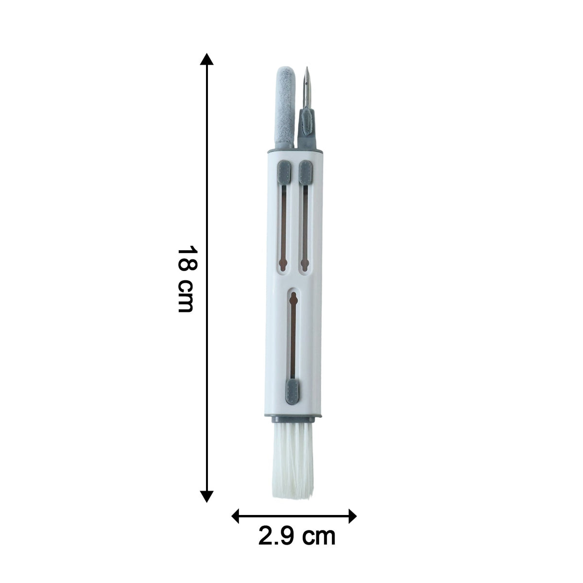 3 In 1 Multifunction Cleaning Pen Brush For Earbuds Keyboard And Gadgets (1 Pc)