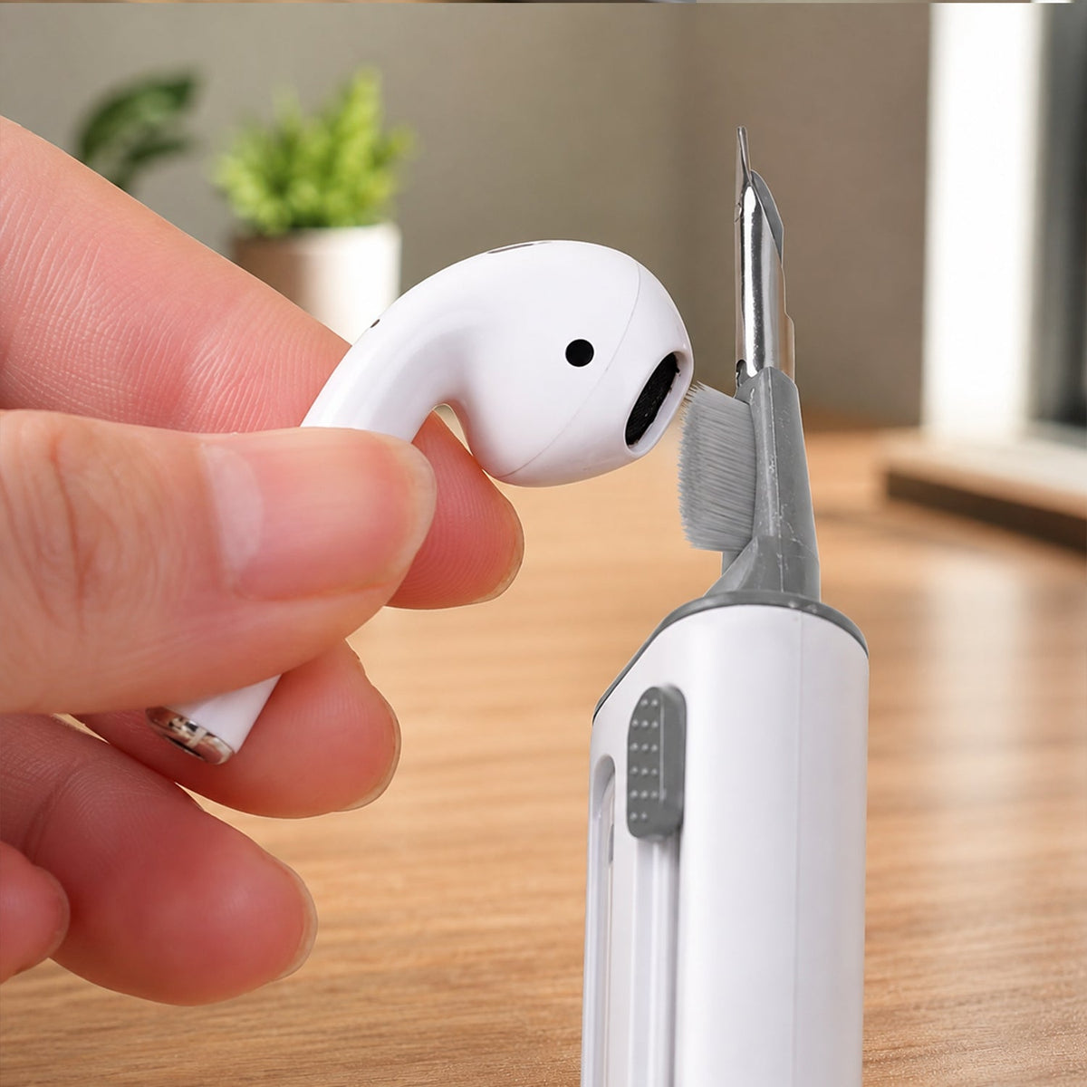3 In 1 Multifunction Cleaning Pen Brush For Earbuds Keyboard And Gadgets (1 Pc)